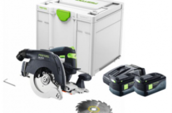 Festool HKC 55 EB Basic Akku Handkreissaege 18 V 160 mm Brushless 576163 2x Akku 52 Ah Ladeg