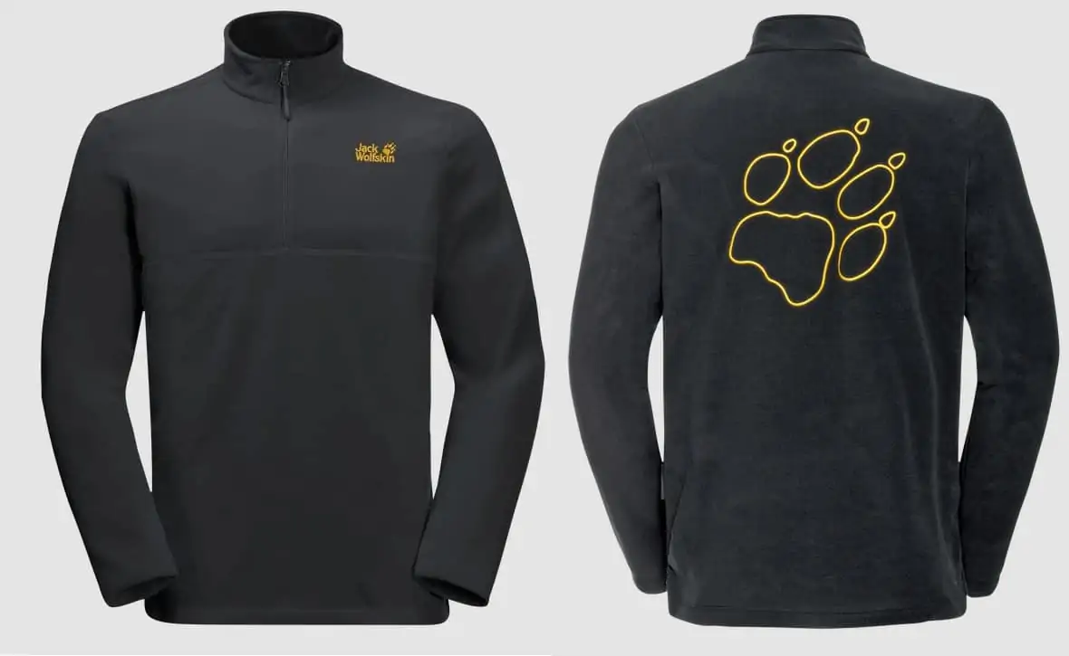 Jack Wolfskin Gecko Paw M – Herren Fleecepullover (Gr. S bis XXL) für 37,90 € inkl. Versand statt 50,00 €