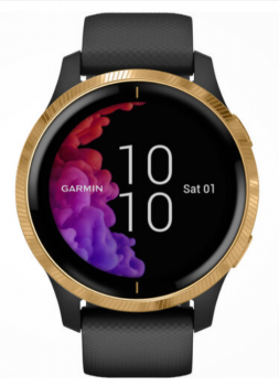 Garmin Venu GPS Fitness Smartwatch Schwarz Gold