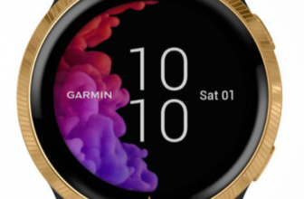 Garmin Venu GPS Fitness Smartwatch Schwarz Gold