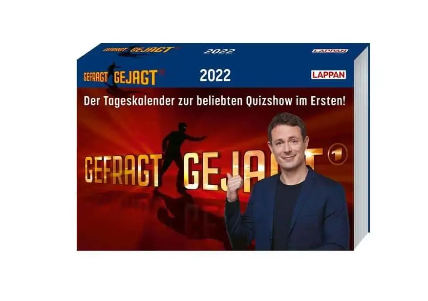 Gefragt Gejagt – Tagesabreißkalender 2022 für 7,49 € [Prime&Thalia]statt 10,99 €