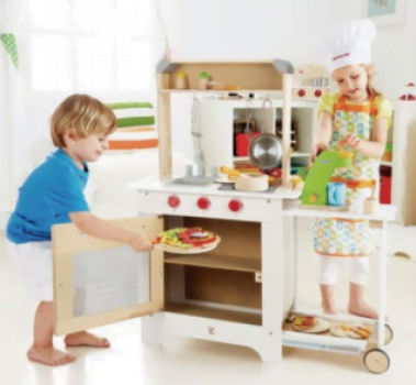 Hape E3126 Gourmet Kueche weiss All in one Holz kaufen Spielwaren   Thalia