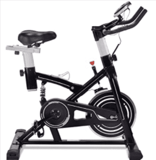 Heimtrainer Indoor Cycling Fahrrad Stationaer Fuer Heim Cardio Training Mit Bequemem Sitzpolster Hand 1