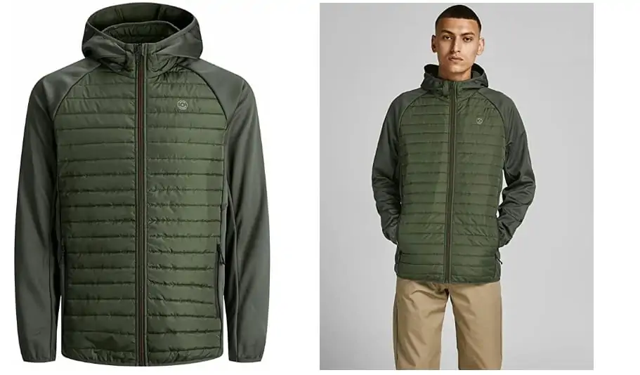 JACK & JONES Herren Steppjacke (Gr. S-L) für 15,99 € [Prime] statt 30,00 €