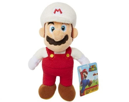 Jakks Pacific Super Mario Plueschmaskottchen Fire Mario