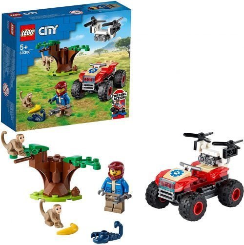 LEGO 60300 City Wildlife Tierrettungs-Quad Geländewagen für 6,49 € [Prime] statt 8,39 €