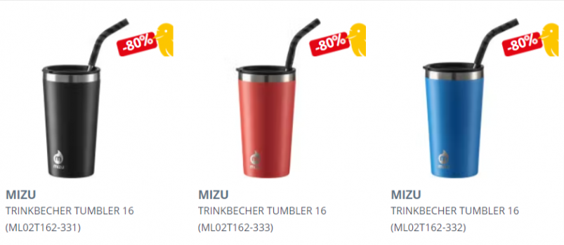 MIZU Tumbler 16 Trinkbecher e1643280253723