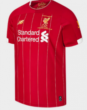 New Balance Liverpool FC 19 20 Home Champions Shirt 20 PRE OR Rot   JD Sports