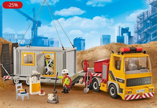 Playmobil 9898 Tieflader mit Container