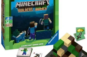 Ravensburger Minecraft Builders & Biomes Schachtel, Würfel und Spielkarten