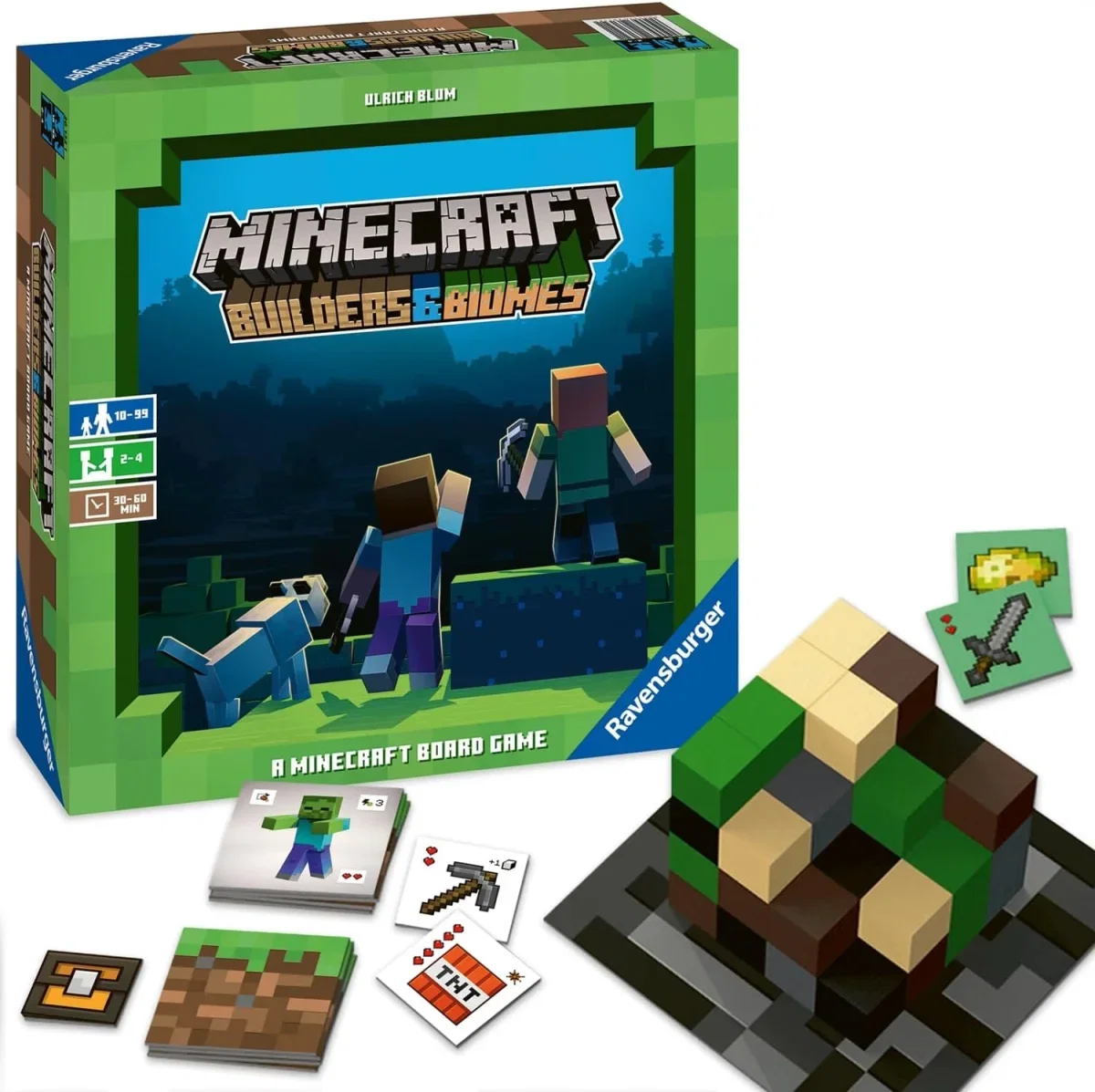 Ravensburger Familienspiel 26132 Minecraft Builders & Biomes