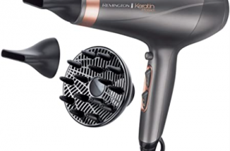 Remington Haartrockner Profi Ionen Keratin Protect 2200W 150km h 3 Stylingaufsaetze angereichert