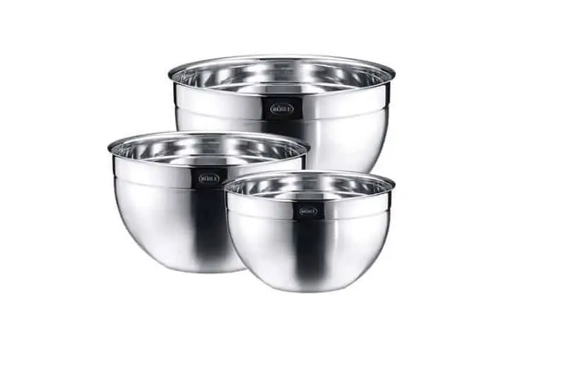 Rösle Schüssel Set aus Edelstahl (3-tlg.) für 42,50 € versandkostenfrei statt 53,94 €