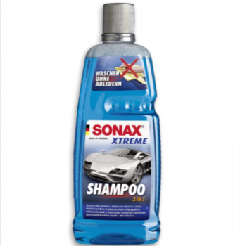 SONAX XTREME Shampoo 2 in 1 1 Liter Autoshampoo Konzentrat ohne Abledern zur Reinigung lackierter