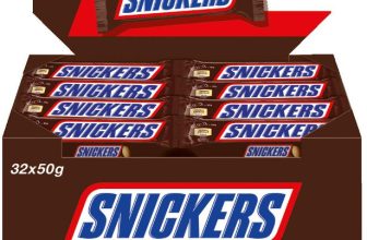 Snickers Schokoriegel Erdnuesse Karamell 32 Riegel in einer Box 32 x 50 g Amazon de Lebensmittel Getraenke