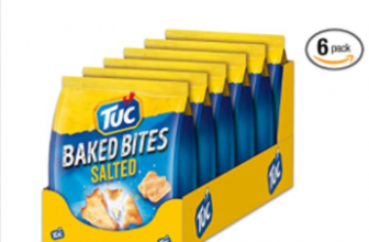 TUC Baked Bites Salted 6 x 110g Fein gesalzene Mini Cracker   Amazon.de  Lebensmittel Getraenke