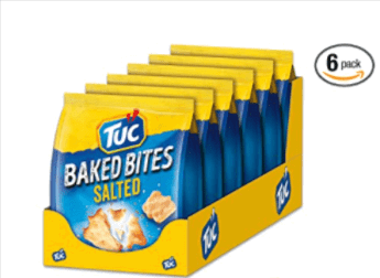 Tuc Baked Bites Salted 6 X 110G Fein Gesalzene Mini Cracker Amazon.de Lebensmittel Getraenke