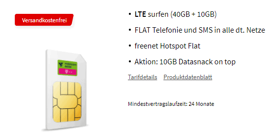 Telekom Green Lte 40Gb Aktion Mediamarkt Tarifwelt 1