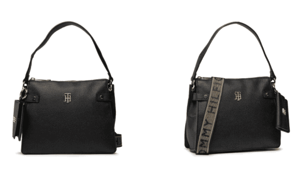 Tommy Hilfiger Handtasche Th Soft Small Satchel AW0AW10438 Schwarz • Modivo.de