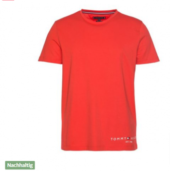 Tommy Hilfiger Organic Cotton Hem Logo T Shirt