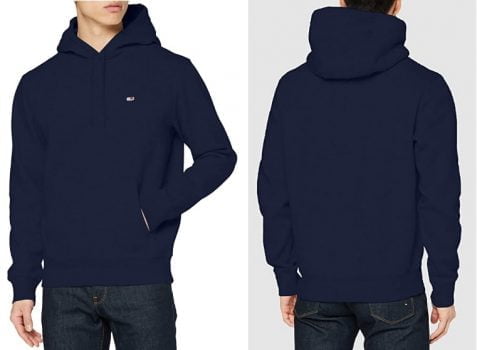 Tommy Jeans Herren TJM Regular Fleece Hoodie Pullover