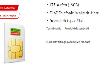 Vodafone green LTE 15GB Smart   MediaMarkt Tarifwelt