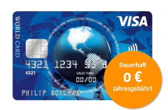 Weltweit bezahlen mit der Visa Kreditkarte Visa World Card
