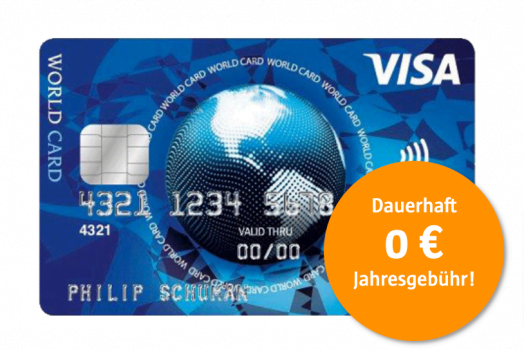 Weltweit bezahlen mit der Visa Kreditkarte Visa World Card