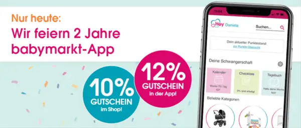Babymarkt: Bis zu 12 % auf (fast) alles – NUR HEUTE