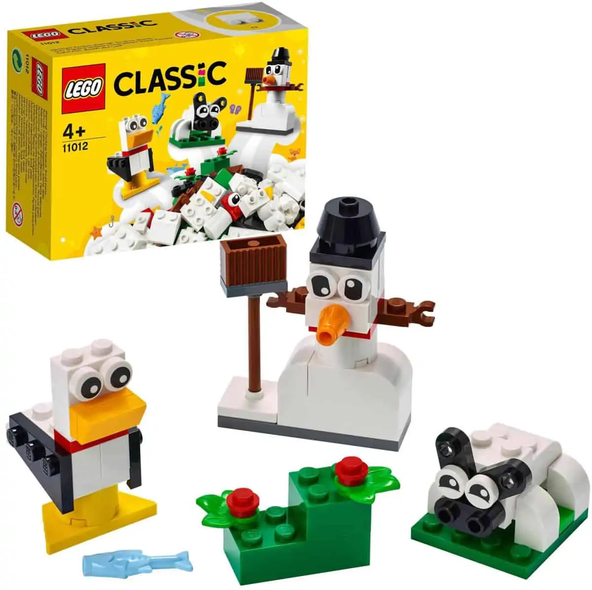 LEGO Kreativ-Bauset mit weißen Steinen (11012) für 3,69 € [Prime] statt 7,58 €