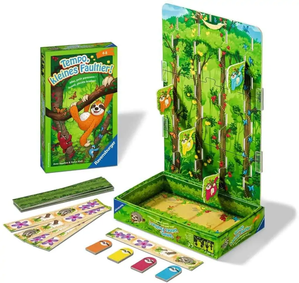 Ravensburger – Tempo, kleines Faultier! Kinderspiel  für 4,41 € inkl. Versand [Thalia KultClub] statt 8,98 €