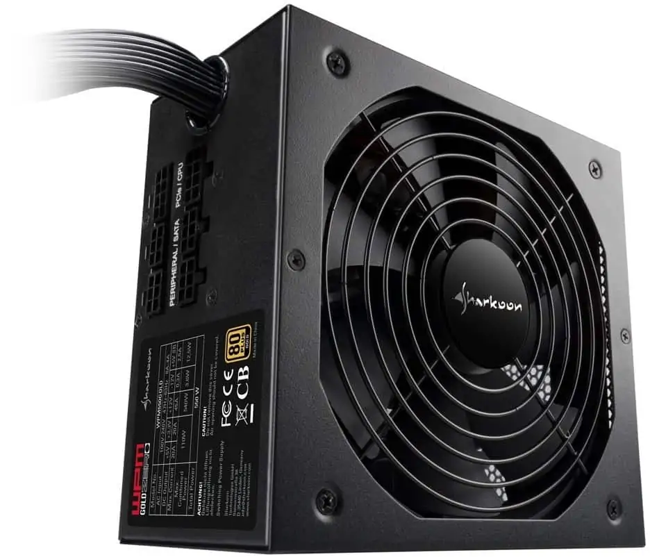 Sharkoon WPM Gold ZERO 650W, PC-Netzteil für 54,90 € inkl. Versand statt 77,91 €