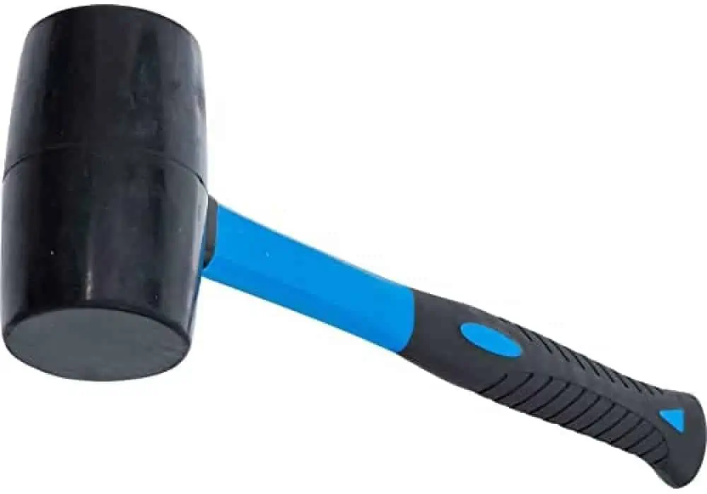 BGS 1962 Gummihammer (Fiberglasstiel, schwarzer Kopf, Ø 70 mm, 750 g) für 6,34 € [Prime] statt 12,29 €
