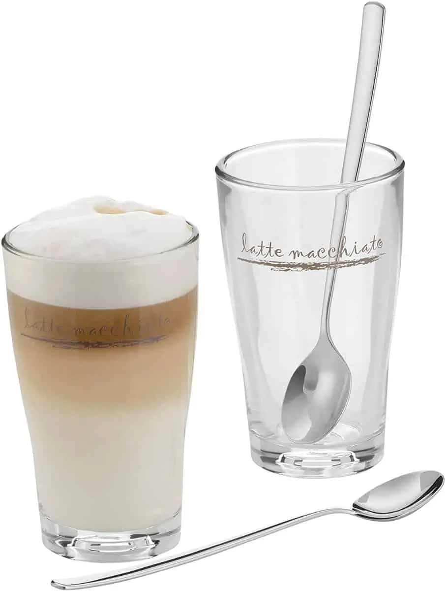 WMF Latte Macchiato Set – 2x Tasse + 2x Löffel für 19,94 € inkl. Versand statt 24,00 €