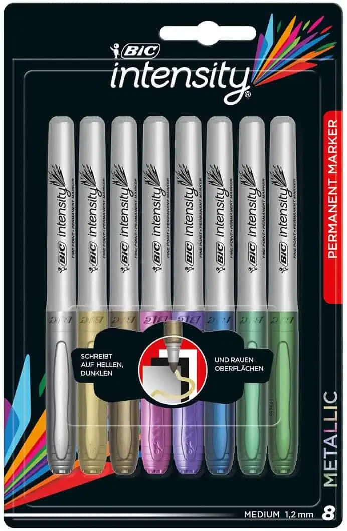 BIC Intensity Marker (8 verschiedene Metallicfarben) für 3,99 € inkl. Prime-Versand (statt 6,98 €)