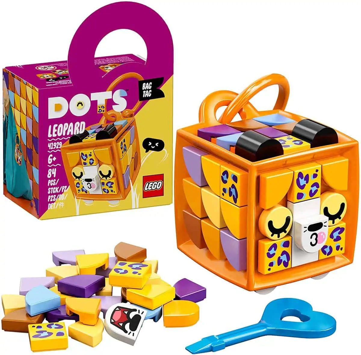 LEGO DOTS Taschenanhänger Leopard Bastelset (41929) für 3,52 € [Prime] statt 7,69 €
