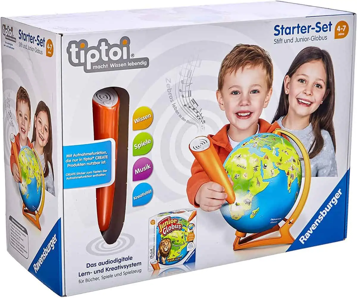 Ravensburger Exklusives Tiptoi Starter-Set 00068: Stift und Junior-Globus für 45,99 € inkl. Versand statt 68,20 €