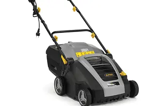 Alpina Elektro Vertikutierer ASC 1.5 E 1500 W Motor Mit 20 Messern und 44 Federn Tiefenverstellun