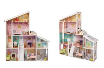Amazon Basics 4 stoeckiges Puppenhaus