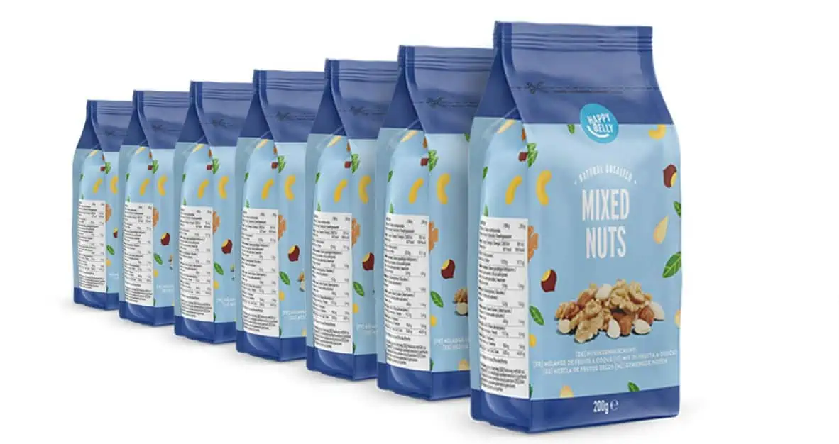 Happy Belly Gemischte Nüsse 7er Pack (7×200 g) ab 14,77 € inkl. Prime-Versand