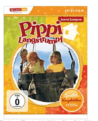 Astrid Lindgren: Pippi Langstrumpf – Spielfilm Komplettbox für 9,97 € inkl. Prime-Versand (statt 15,48 €)