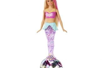 Barbie Dreamtopia Glitzerlicht Meerjungfrau mit Schwimmbewegungen