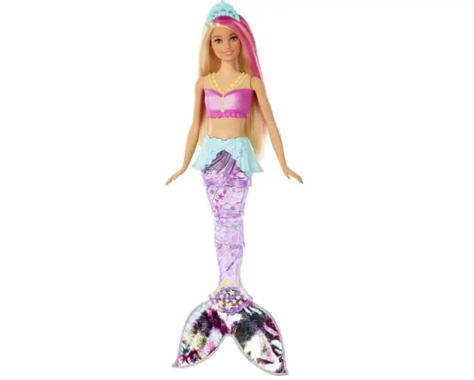 Barbie – Dreamtopia Glitzerlicht Meerjungfrau mit Schwimmbewegungen für 14,99 € [Prime] statt 23,39€