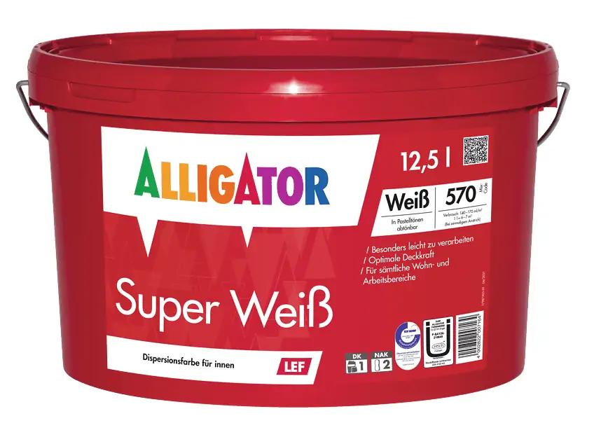 Alligator Super Weiß LEF 12,5l 32,60 € statt 62,55 € inkl. Versand