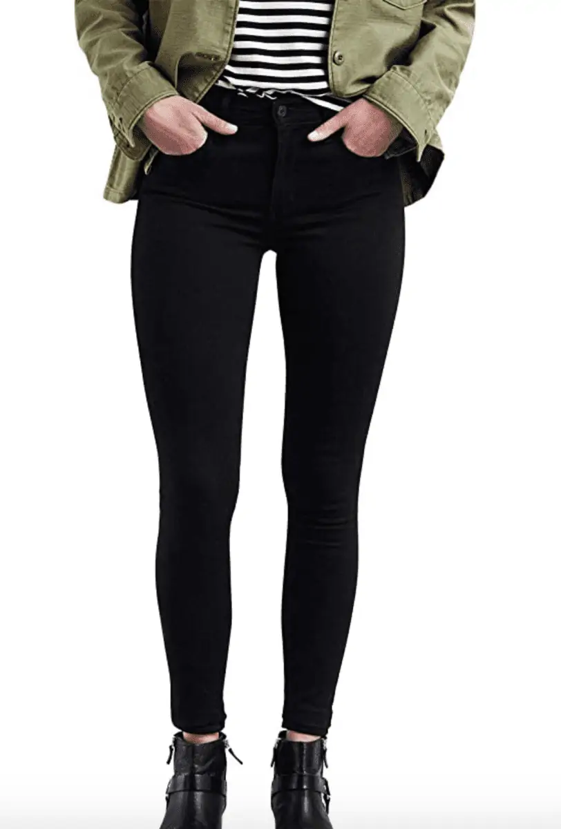 Levi’s Damen 720 Hirise Super Skinny Jeans schwarz 30,99 € statt 49,07 €