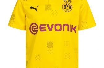 Borussia Dortmund BVB PUMA Kinder Heim Trikot e1644915161277