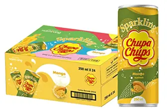 Chupa Chups Sparkling Mango Drink 24x250 ml 6l Amazon de Lebensmittel Getränke