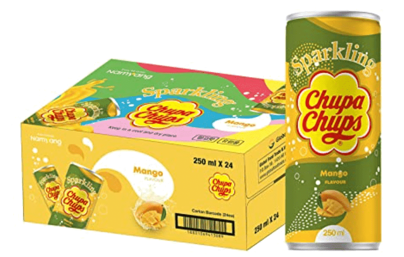 Chupa Chups Sparkling Mango Drink 24X250 Ml 6L Amazon De Lebensmittel Getränke