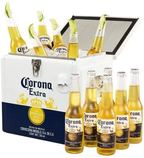 Corona Extra Kühlbox 🍻🍋mit 12 Flaschen Corona Extra (12 x 0.355 l) ab 38,94 € inkl. Versand zzgl. Pfand