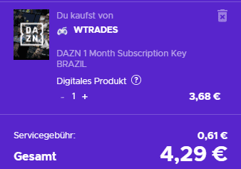 Dazn 1 Month Subscription Key Brazil Kaufen Eneba 2